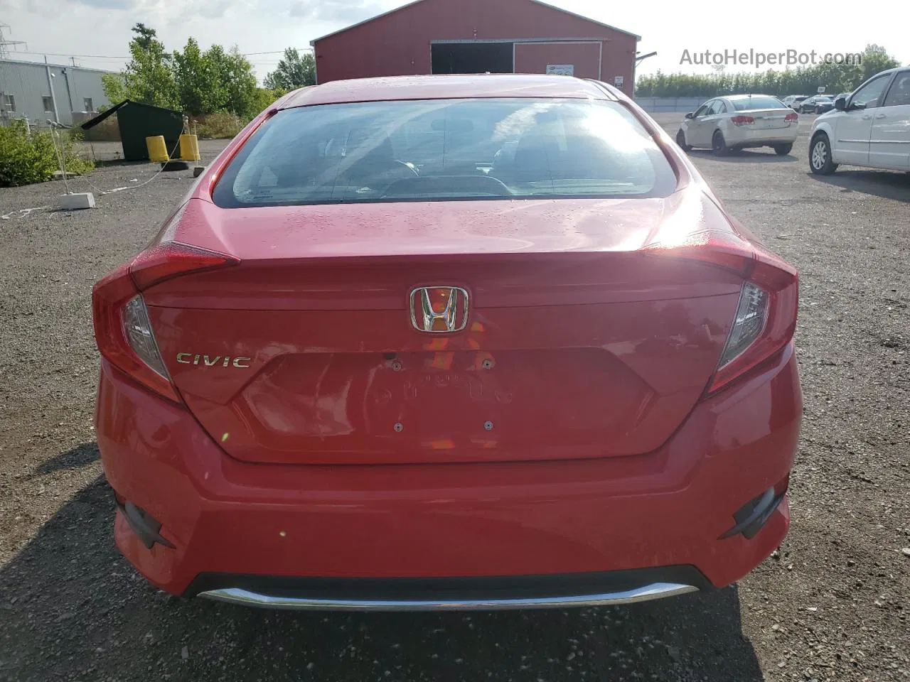 2020 Honda Civic Lx Красный vin: 2HGFC2F50LH010710