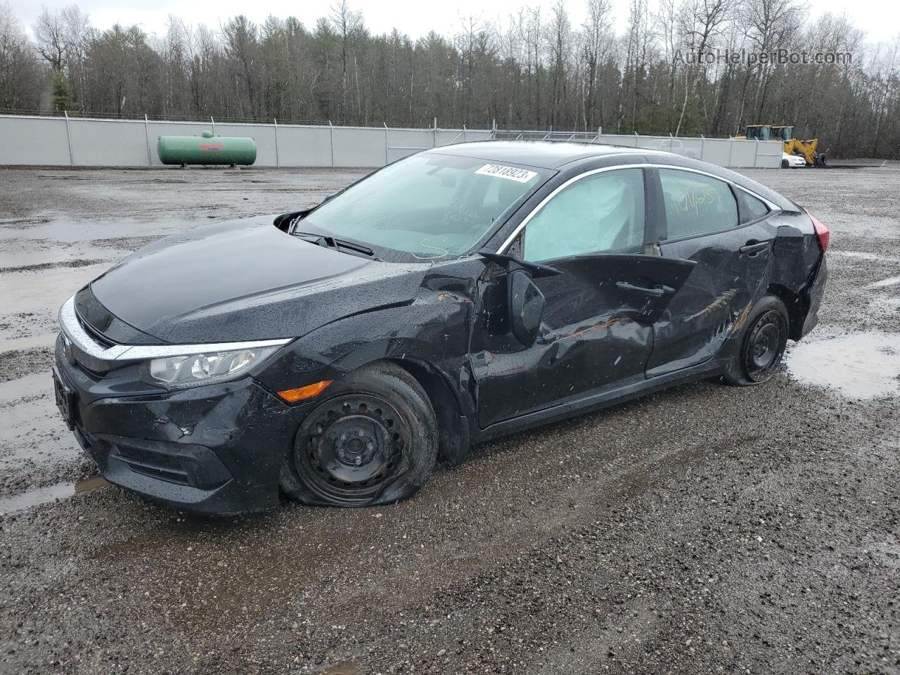 2016 Honda Civic Lx Черный vin: 2HGFC2F51GH002878