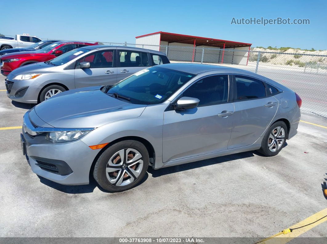 2016 Honda Civic Lx Gray vin: 2HGFC2F51GH508906