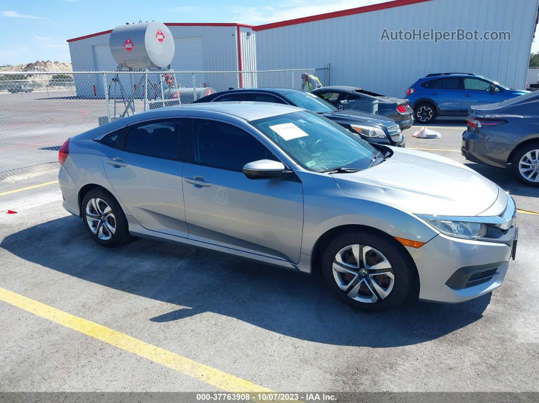 2016 Honda Civic Lx Gray vin: 2HGFC2F51GH508906