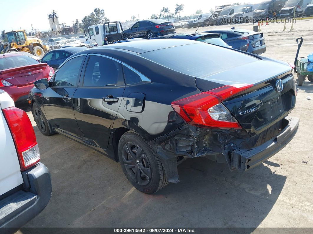 2016 Honda Civic Lx Black vin: 2HGFC2F51GH559225