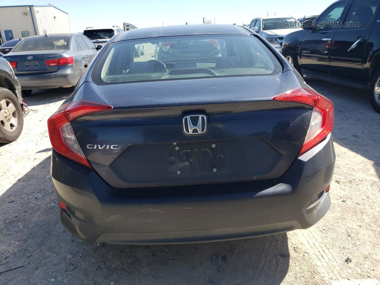 2017 Honda Civic Lx Синий vin: 2HGFC2F51HH576365