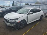 2016 Honda Civic Lx White vin: 2HGFC2F52GH013596