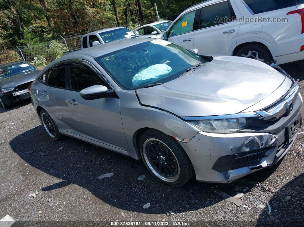 2016 Honda Civic Lx Gray vin: 2HGFC2F52GH517565