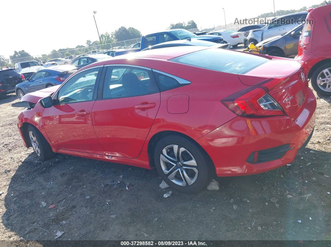 2016 Honda Civic Sedan Lx Red vin: 2HGFC2F52GH545317