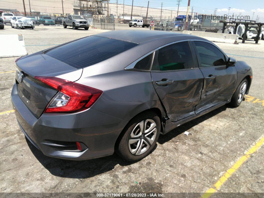 2016 Honda Civic Sedan Lx Gray vin: 2HGFC2F52GH565938