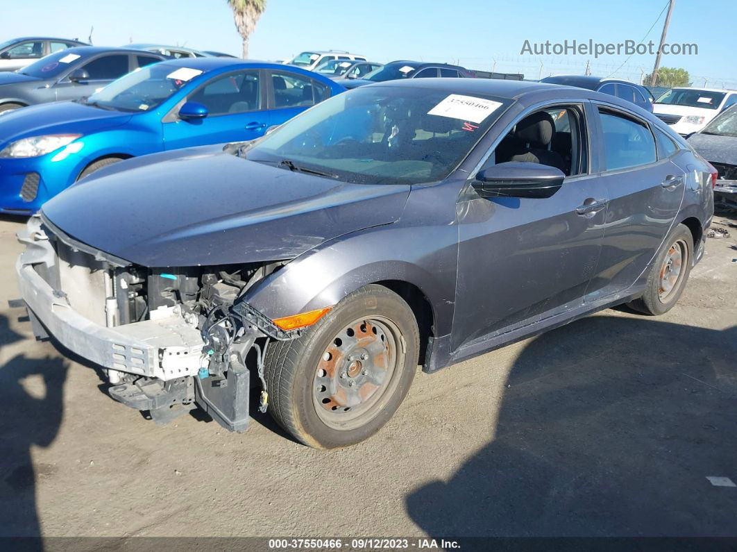 2017 Honda Civic Sedan Lx Gray vin: 2HGFC2F52HH518104