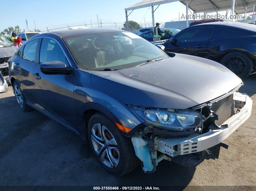 2017 Honda Civic Sedan Lx Gray vin: 2HGFC2F52HH518104