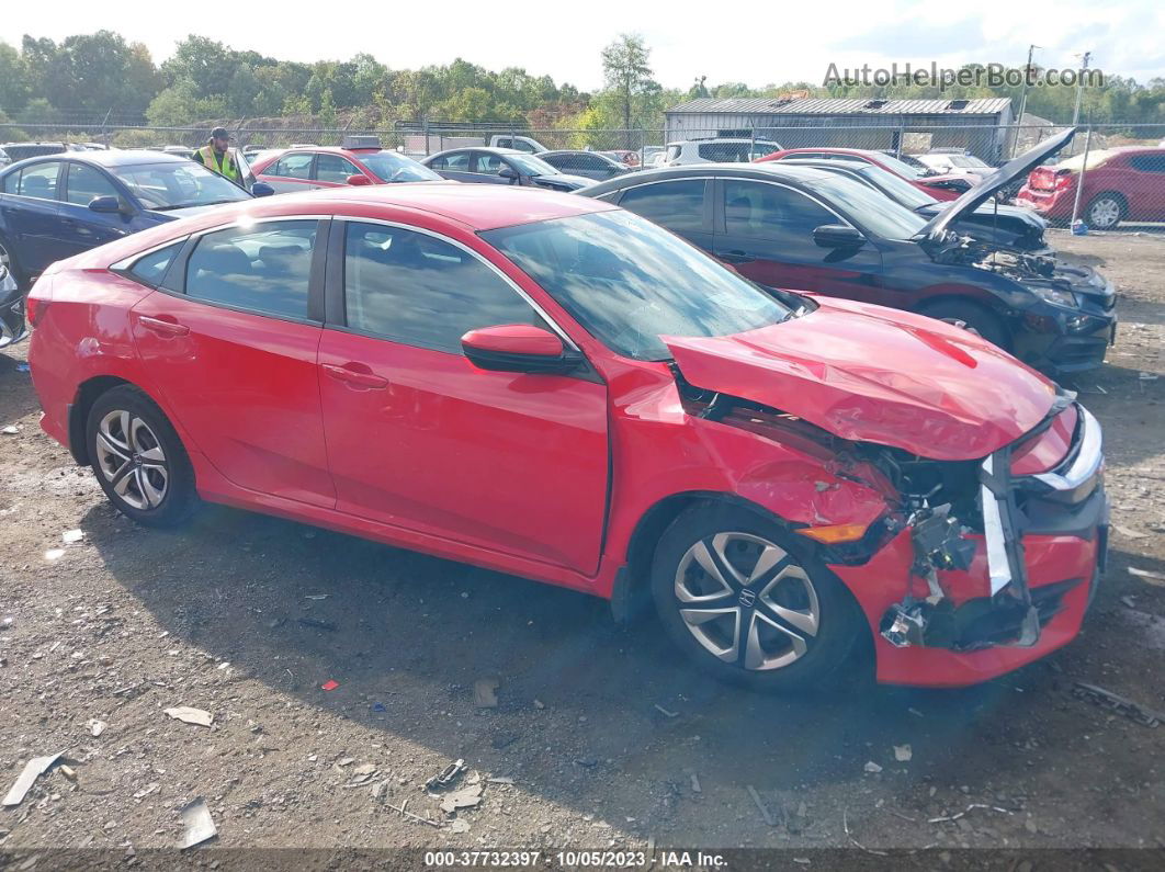 2017 Honda Civic Sedan Lx Red vin: 2HGFC2F52HH519978