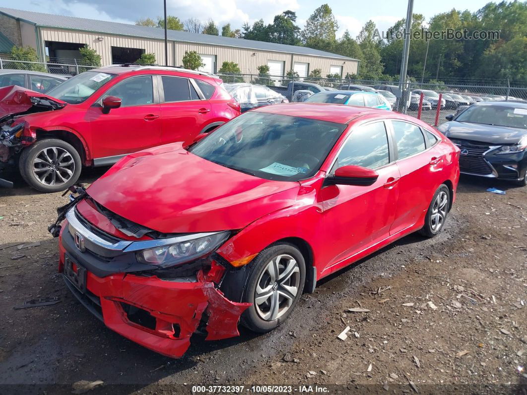 2017 Honda Civic Sedan Lx Red vin: 2HGFC2F52HH519978