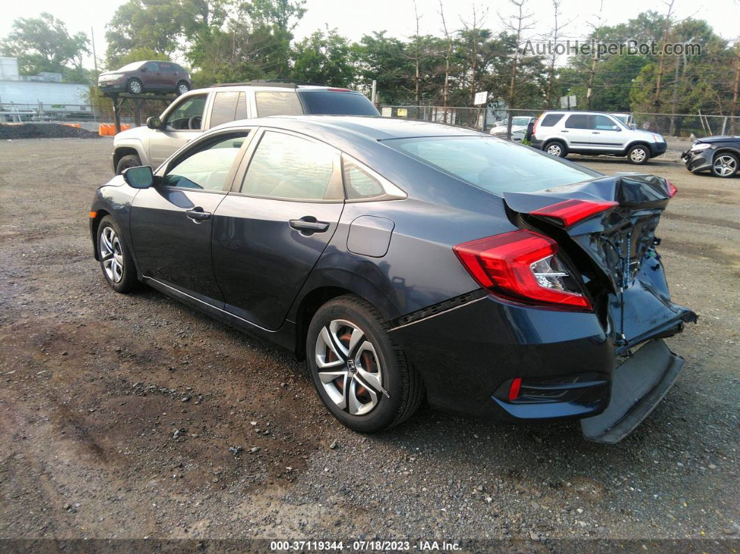 2017 Honda Civic Lx Dark Blue vin: 2HGFC2F52HH523352