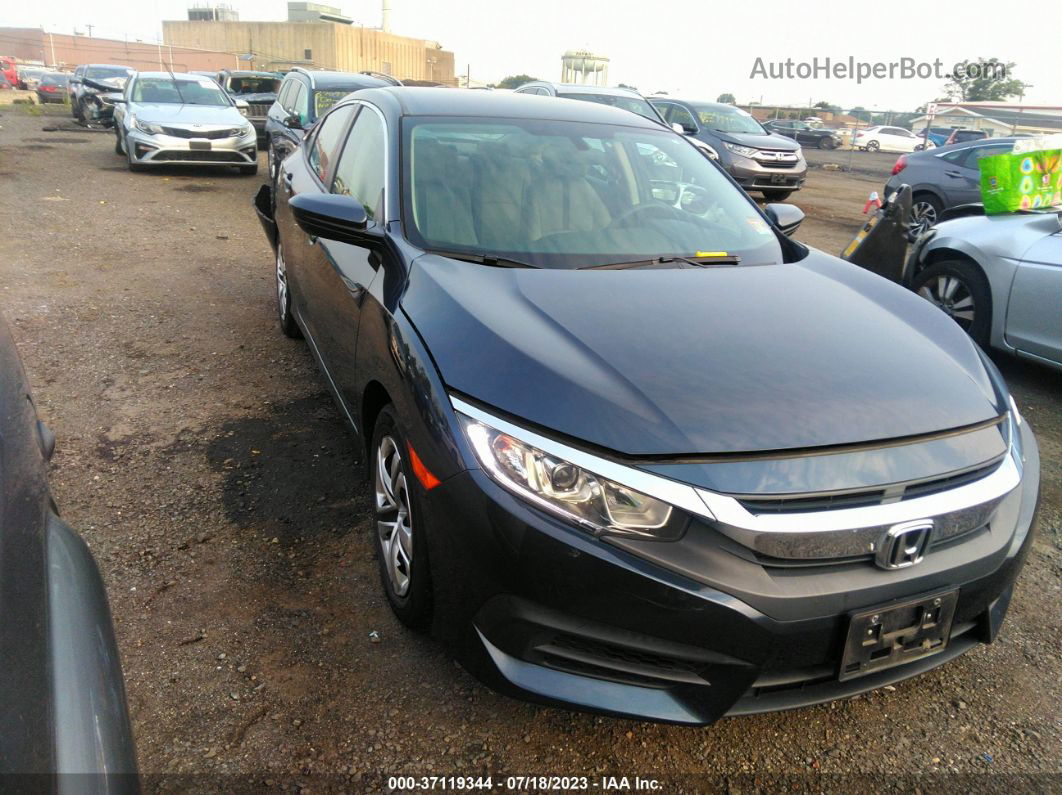 2017 Honda Civic Lx Dark Blue vin: 2HGFC2F52HH523352