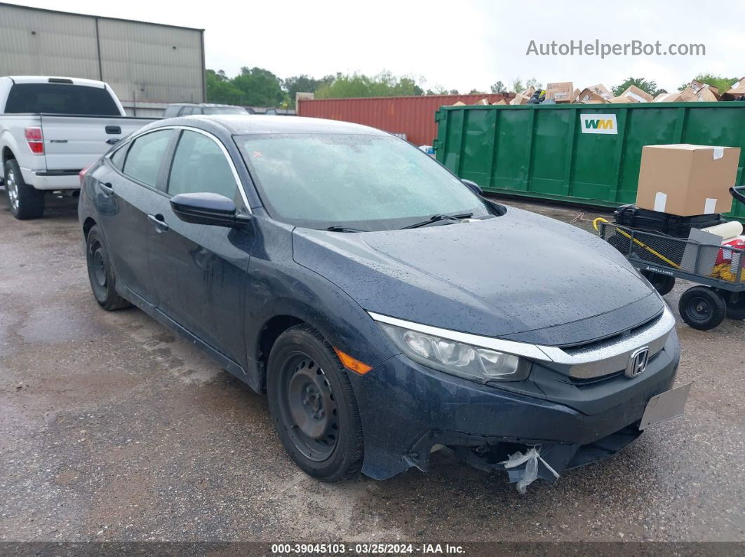 2017 Honda Civic Lx Gray vin: 2HGFC2F52HH555380