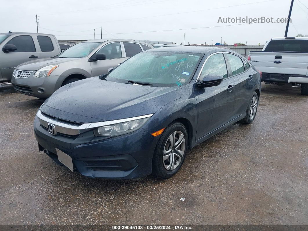 2017 Honda Civic Lx Gray vin: 2HGFC2F52HH555380