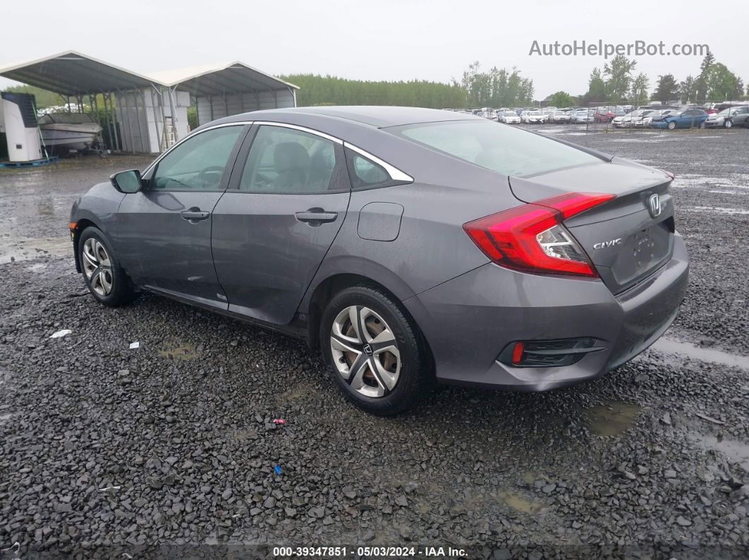 2017 Honda Civic Lx Gray vin: 2HGFC2F52HH556108