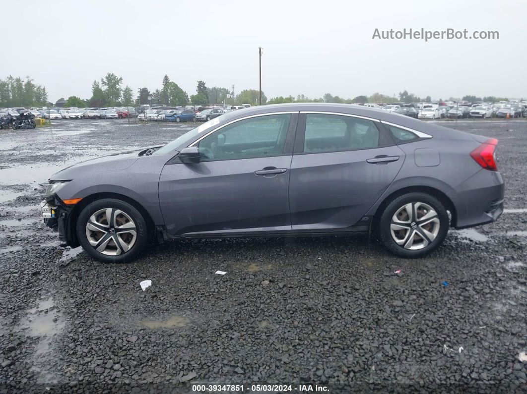 2017 Honda Civic Lx Gray vin: 2HGFC2F52HH556108