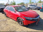 2017 Honda Civic Lx Red vin: 2HGFC2F52HH557761