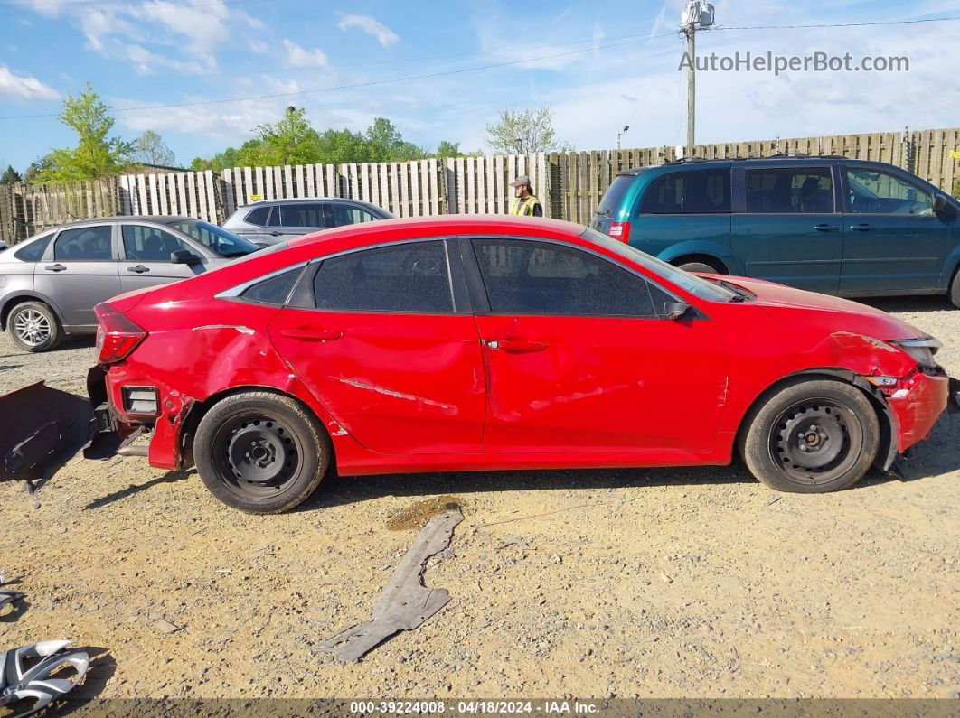 2017 Honda Civic Lx Red vin: 2HGFC2F52HH557761