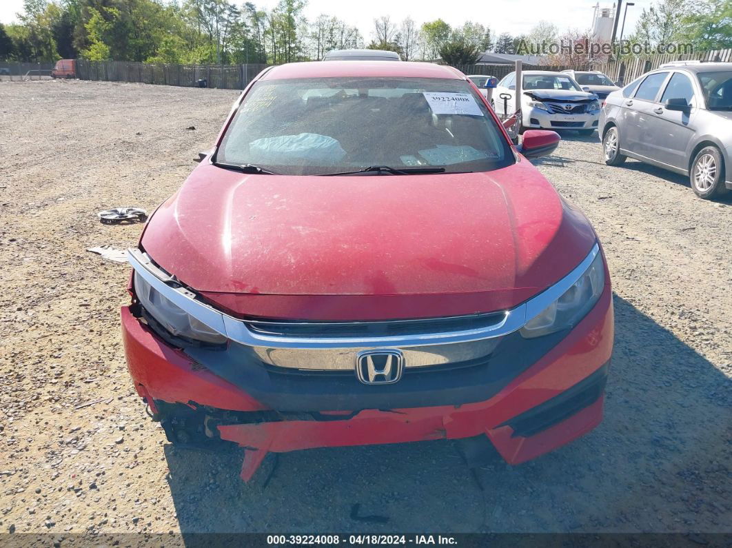 2017 Honda Civic Lx Red vin: 2HGFC2F52HH557761