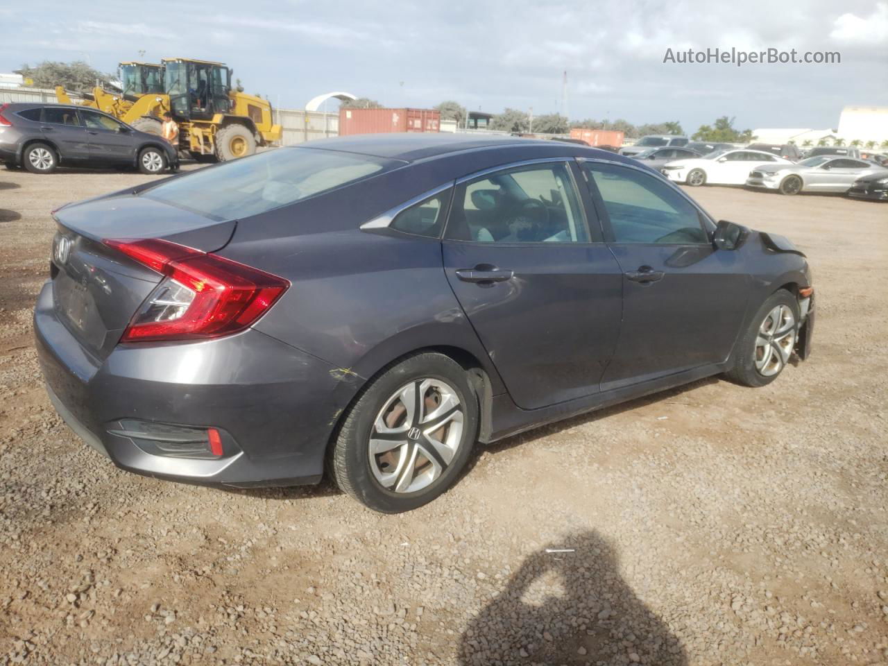 2017 Honda Civic Lx Угольный vin: 2HGFC2F52HH573569