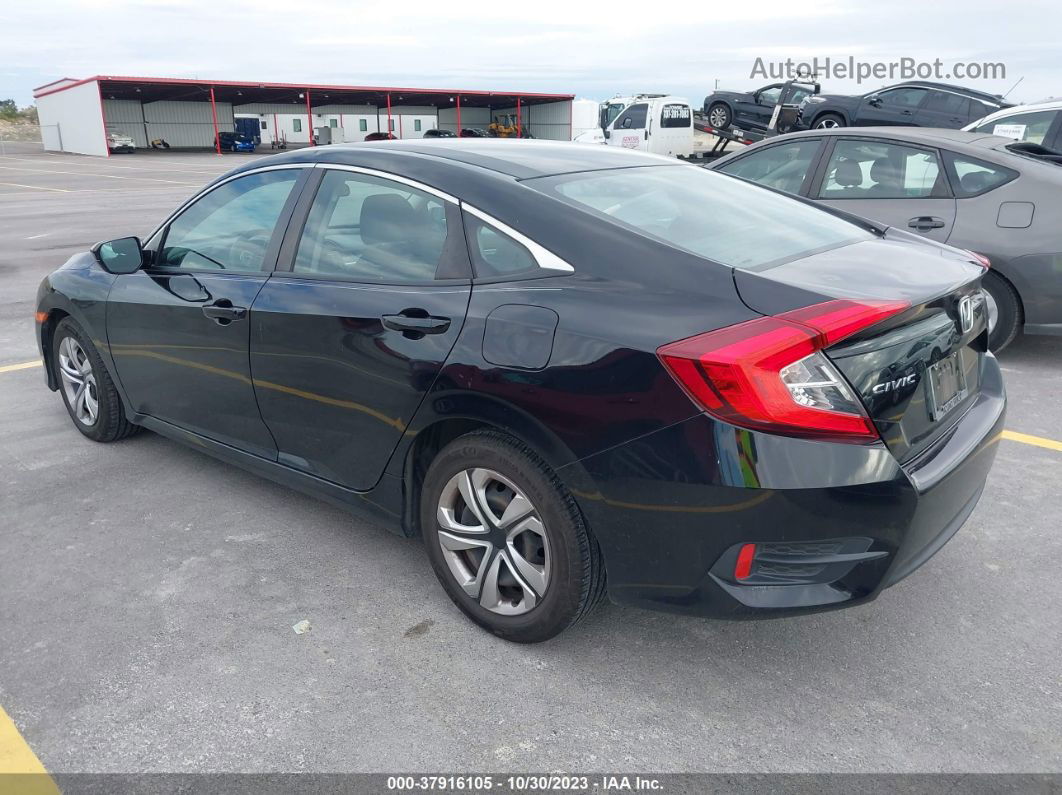 2016 Honda Civic Sedan Lx Черный vin: 2HGFC2F53GH520054