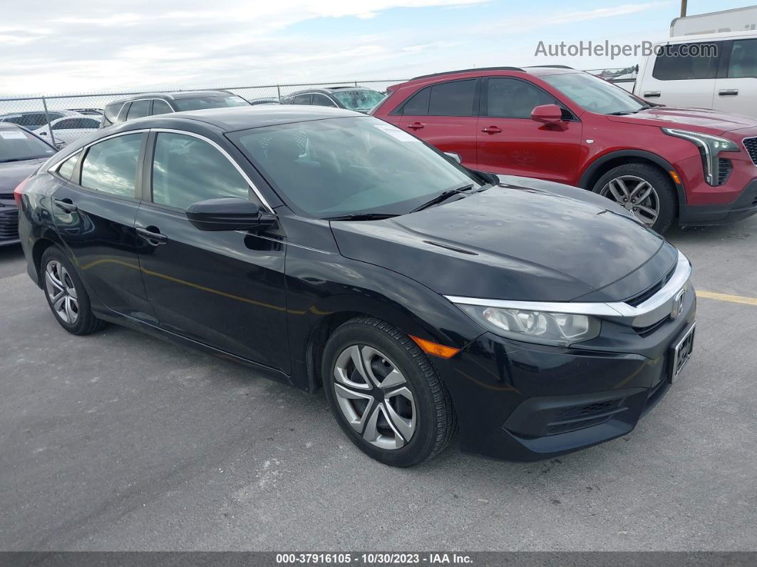 2016 Honda Civic Sedan Lx Черный vin: 2HGFC2F53GH520054