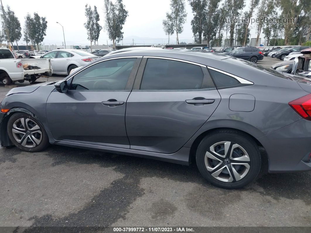 2016 Honda Civic Lx Gray vin: 2HGFC2F53GH522239