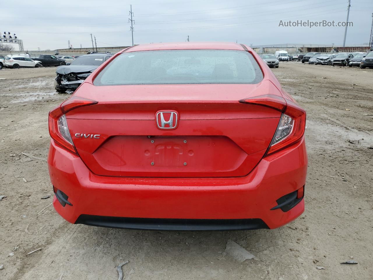 2016 Honda Civic Lx Красный vin: 2HGFC2F53GH527523