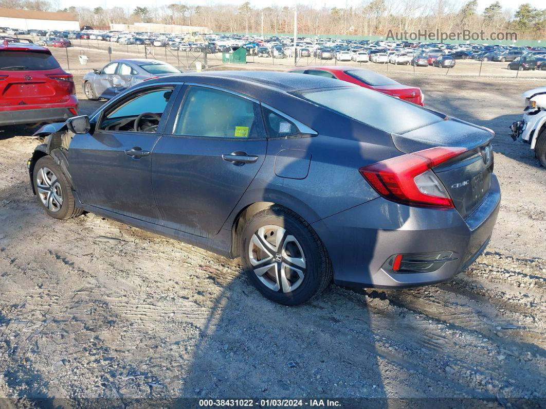 2017 Honda Civic Lx Gray vin: 2HGFC2F53HH521934