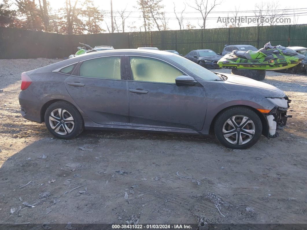 2017 Honda Civic Lx Gray vin: 2HGFC2F53HH521934