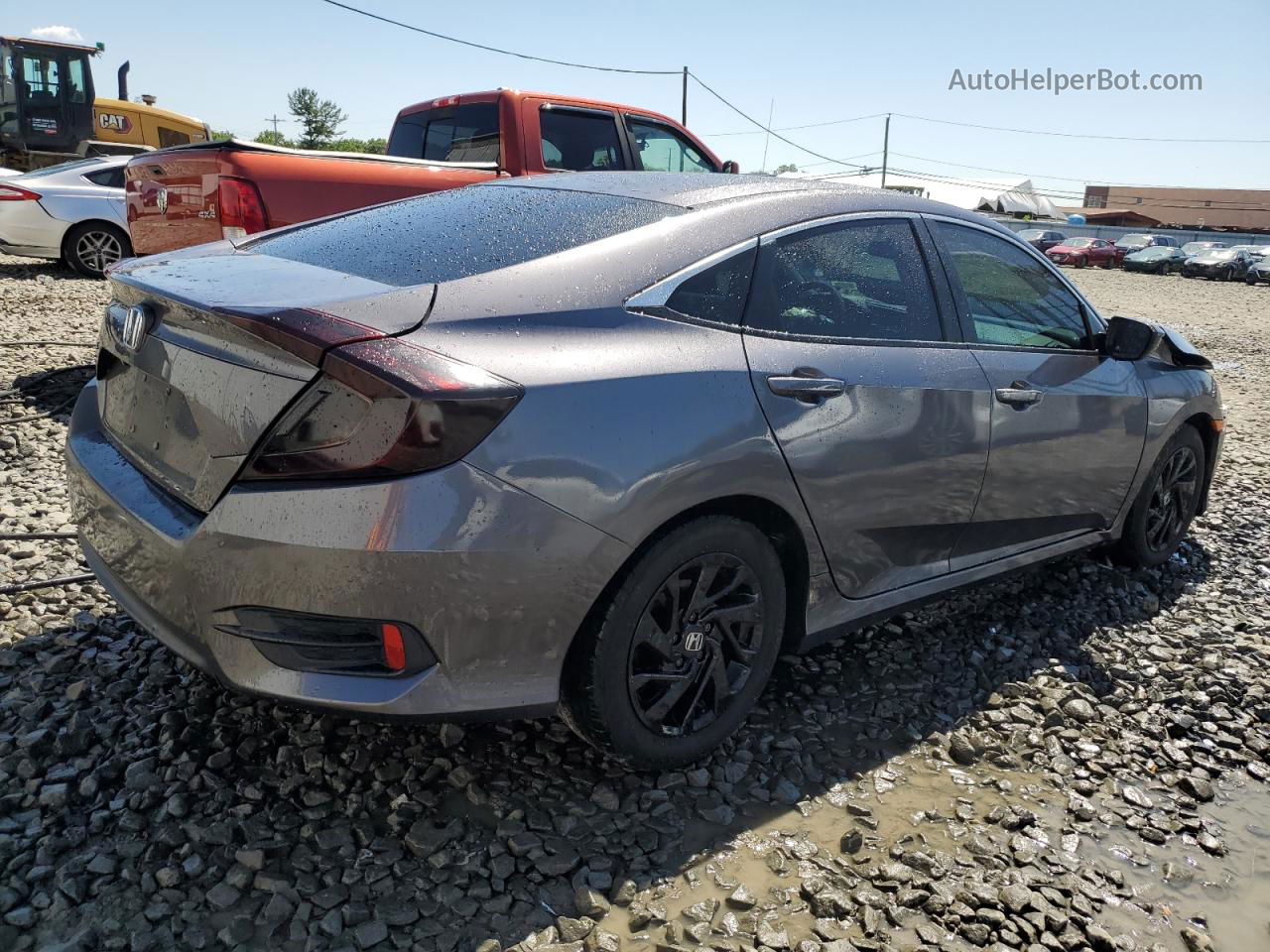 2017 Honda Civic Lx Угольный vin: 2HGFC2F53HH524106