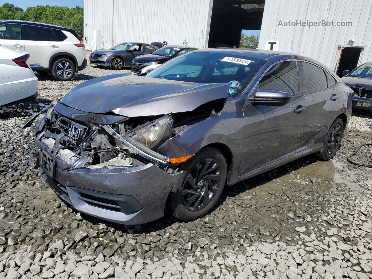 2017 Honda Civic Lx Угольный vin: 2HGFC2F53HH524106