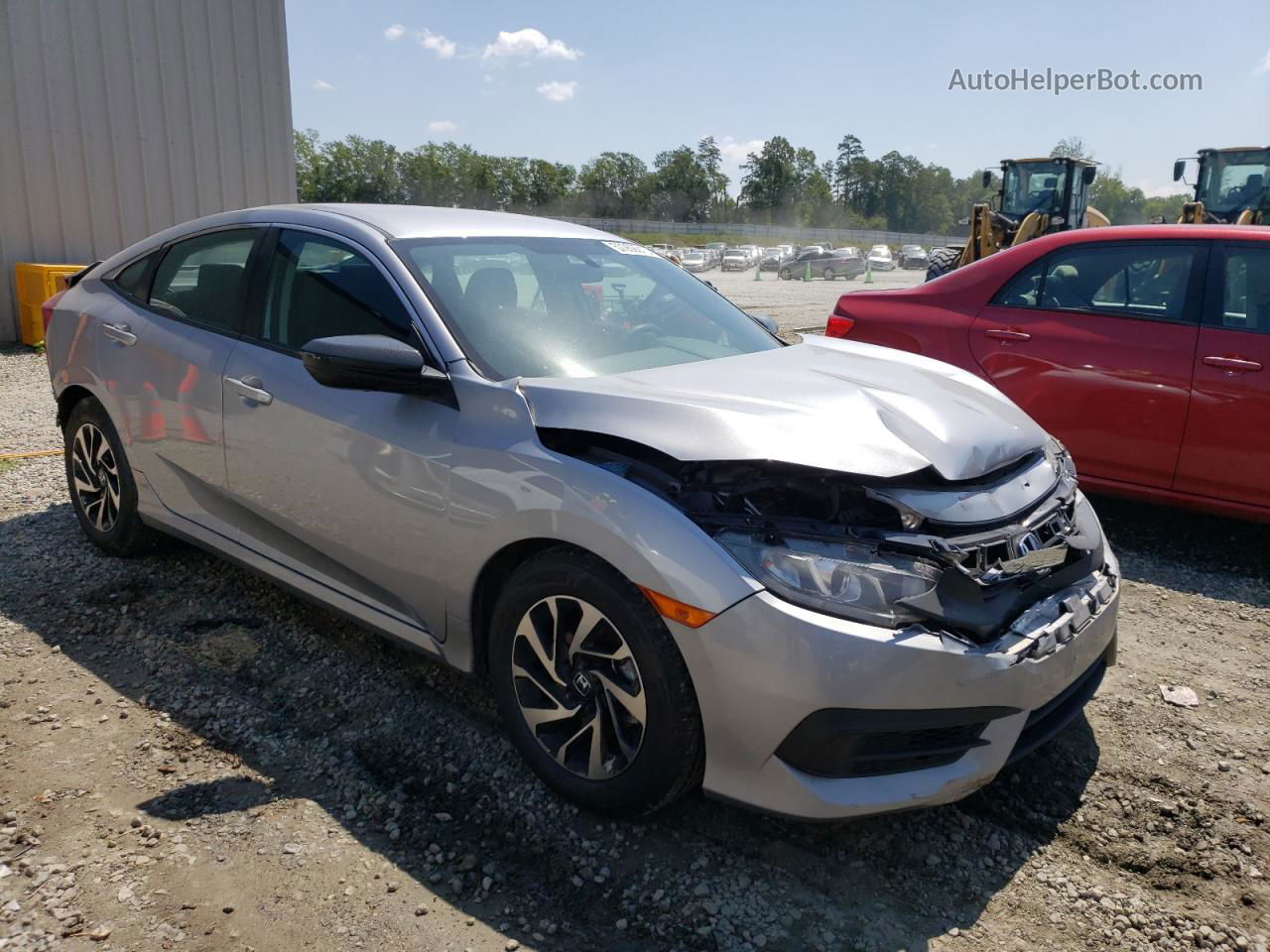 2017 Honda Civic Lx Серебряный vin: 2HGFC2F53HH562791