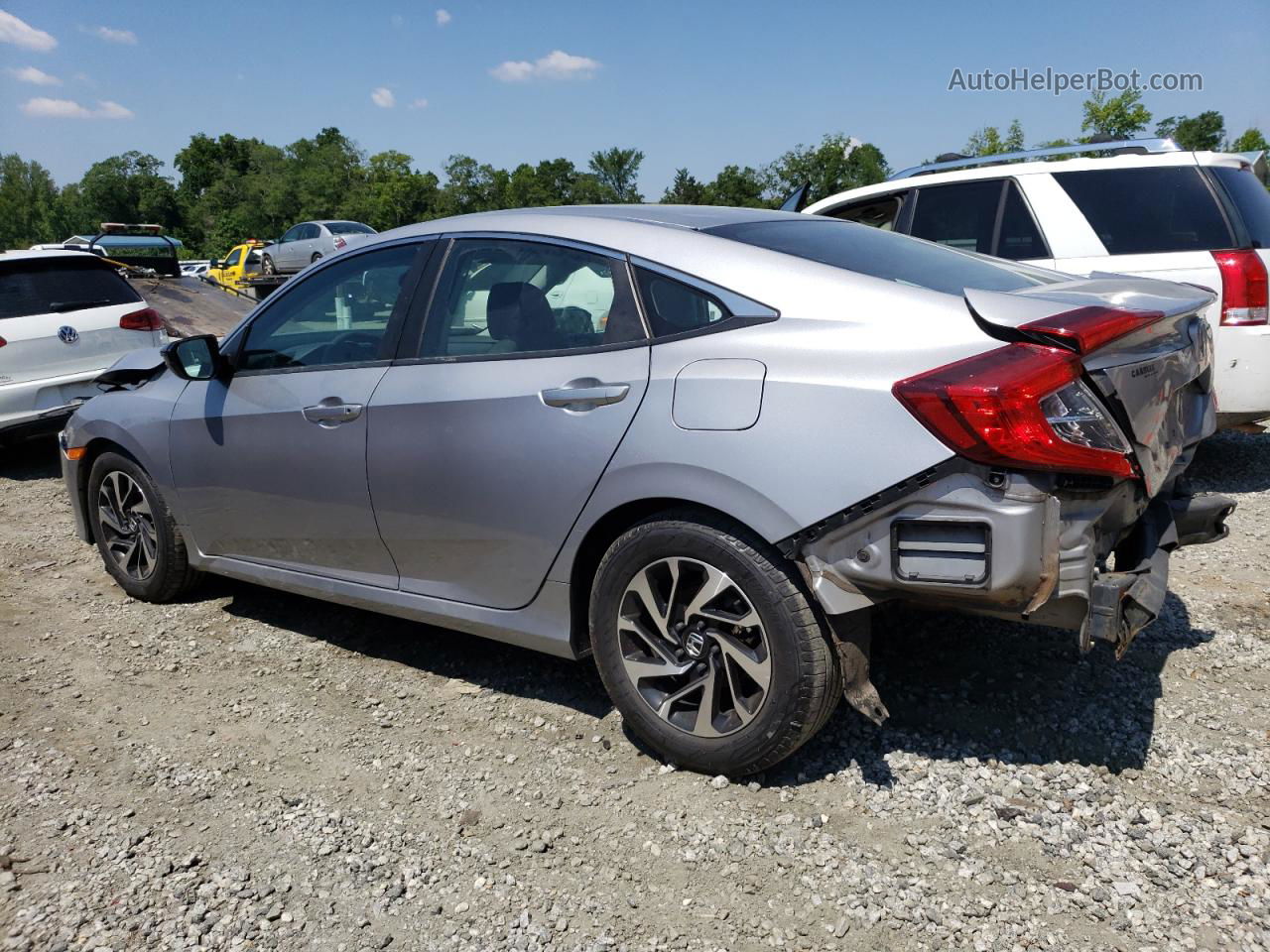 2017 Honda Civic Lx Silver vin: 2HGFC2F53HH562791