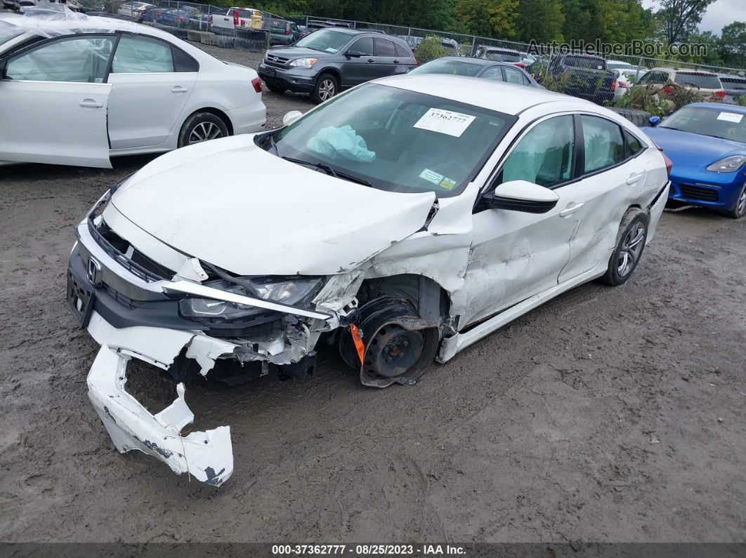 2016 Honda Civic Sedan Lx White vin: 2HGFC2F54GH514781