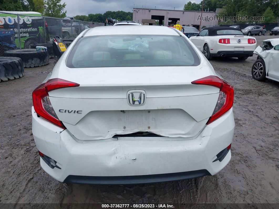 2016 Honda Civic Sedan Lx White vin: 2HGFC2F54GH514781