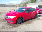 2016 Honda Civic Lx Red vin: 2HGFC2F54GH542239