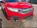 2016 Honda Civic Lx Red vin: 2HGFC2F54GH542239