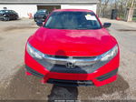 2016 Honda Civic Lx Red vin: 2HGFC2F54GH542239