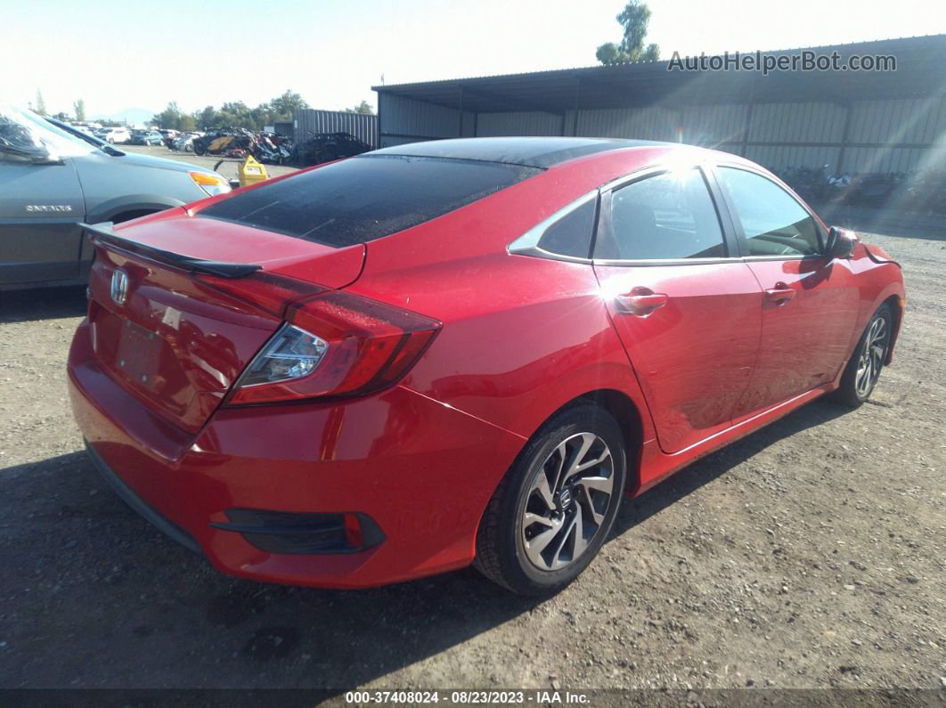 2016 Honda Civic Sedan Lx Red vin: 2HGFC2F54GH560255