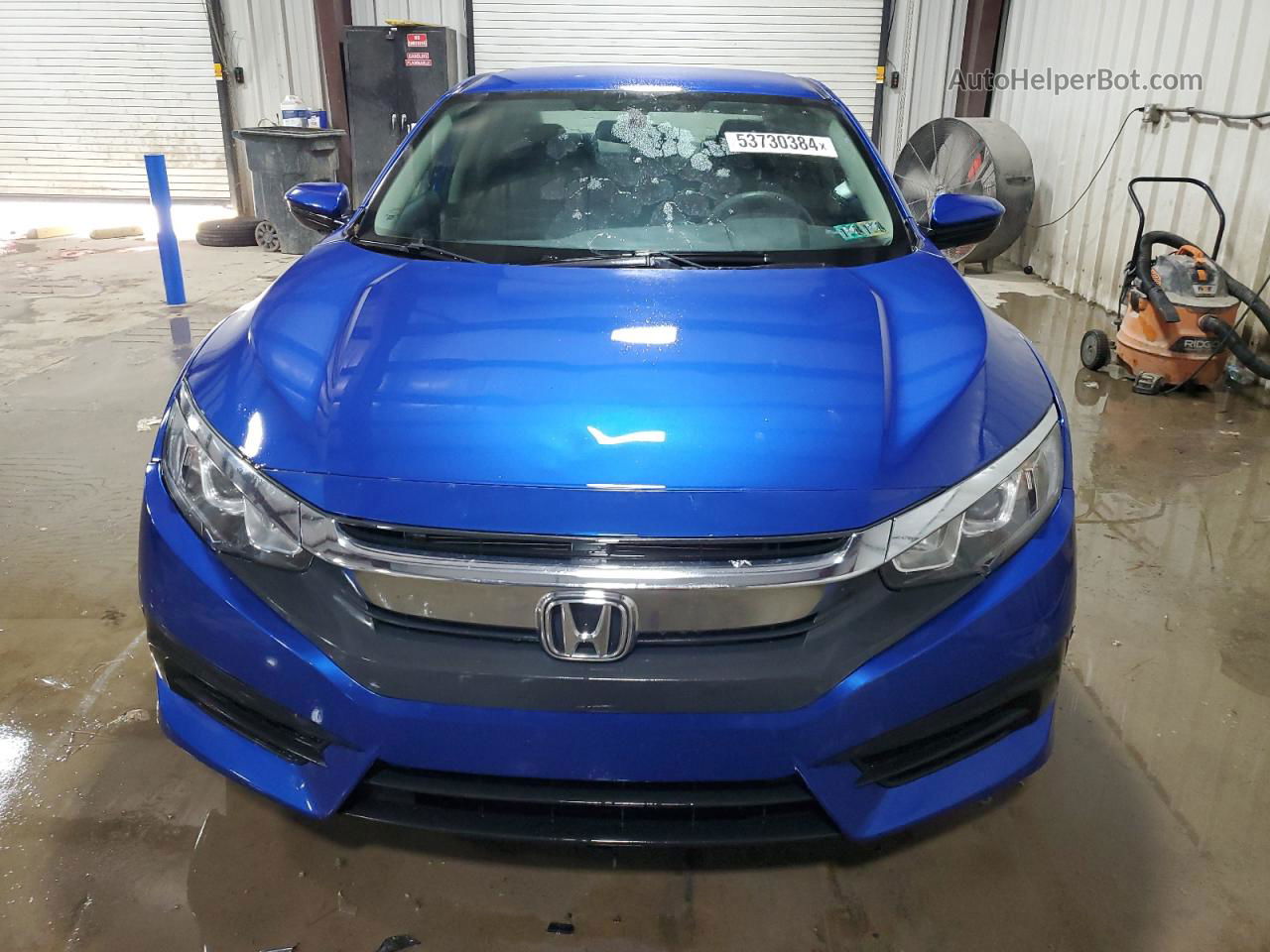 2017 Honda Civic Lx Синий vin: 2HGFC2F54HH522896