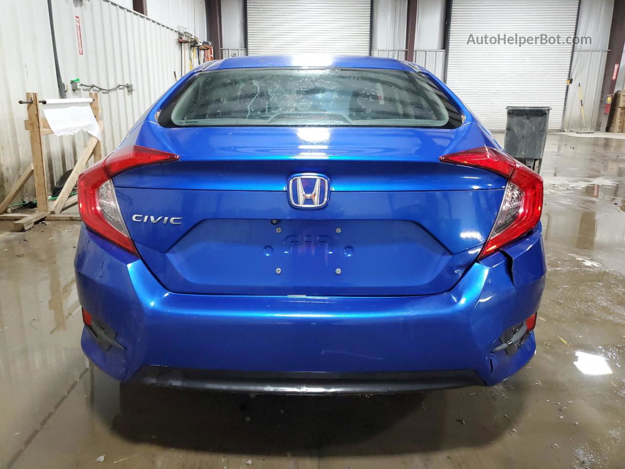 2017 Honda Civic Lx Синий vin: 2HGFC2F54HH522896