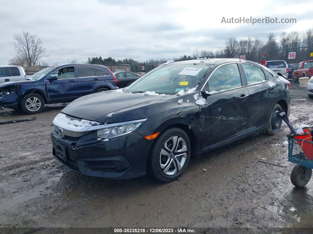 2017 Honda Civic Lx Black vin: 2HGFC2F54HH545529