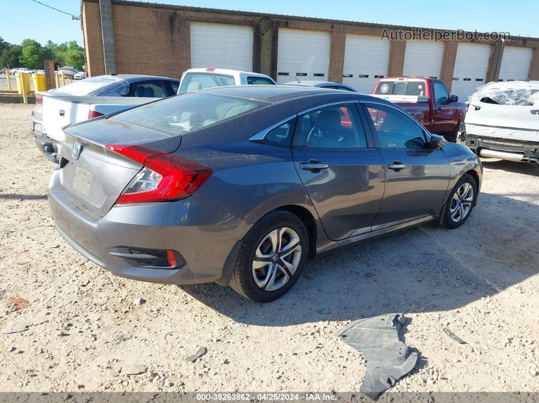 2017 Honda Civic Lx Gray vin: 2HGFC2F54HH547569