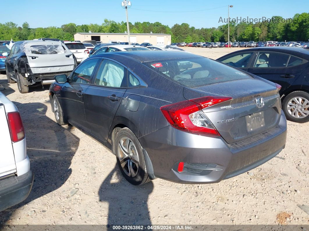 2017 Honda Civic Lx Gray vin: 2HGFC2F54HH547569