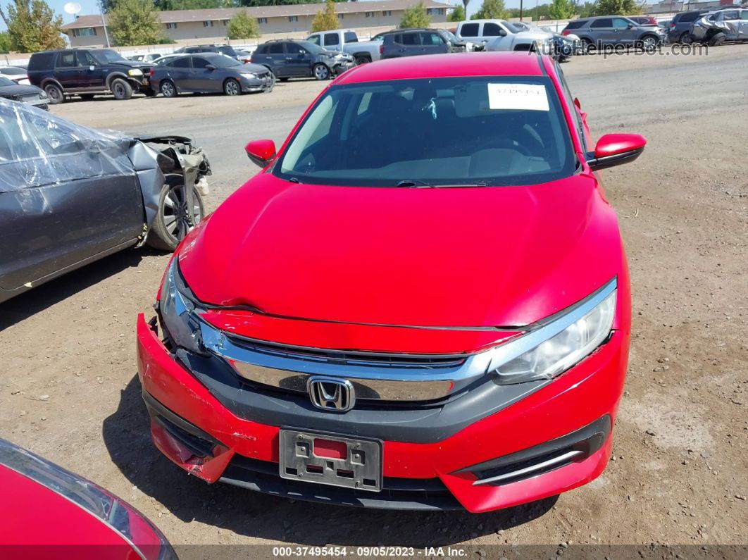 2016 Honda Civic Lx Red vin: 2HGFC2F55GH537860