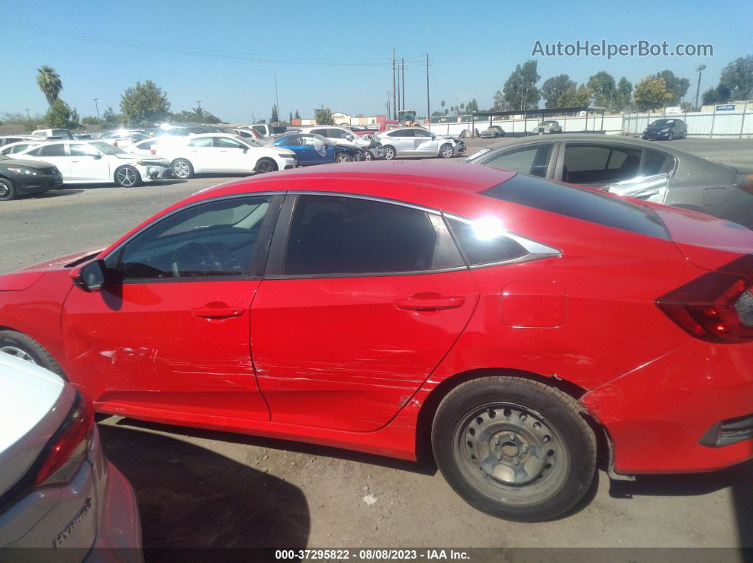 2016 Honda Civic Sedan Lx Red vin: 2HGFC2F55GH538894