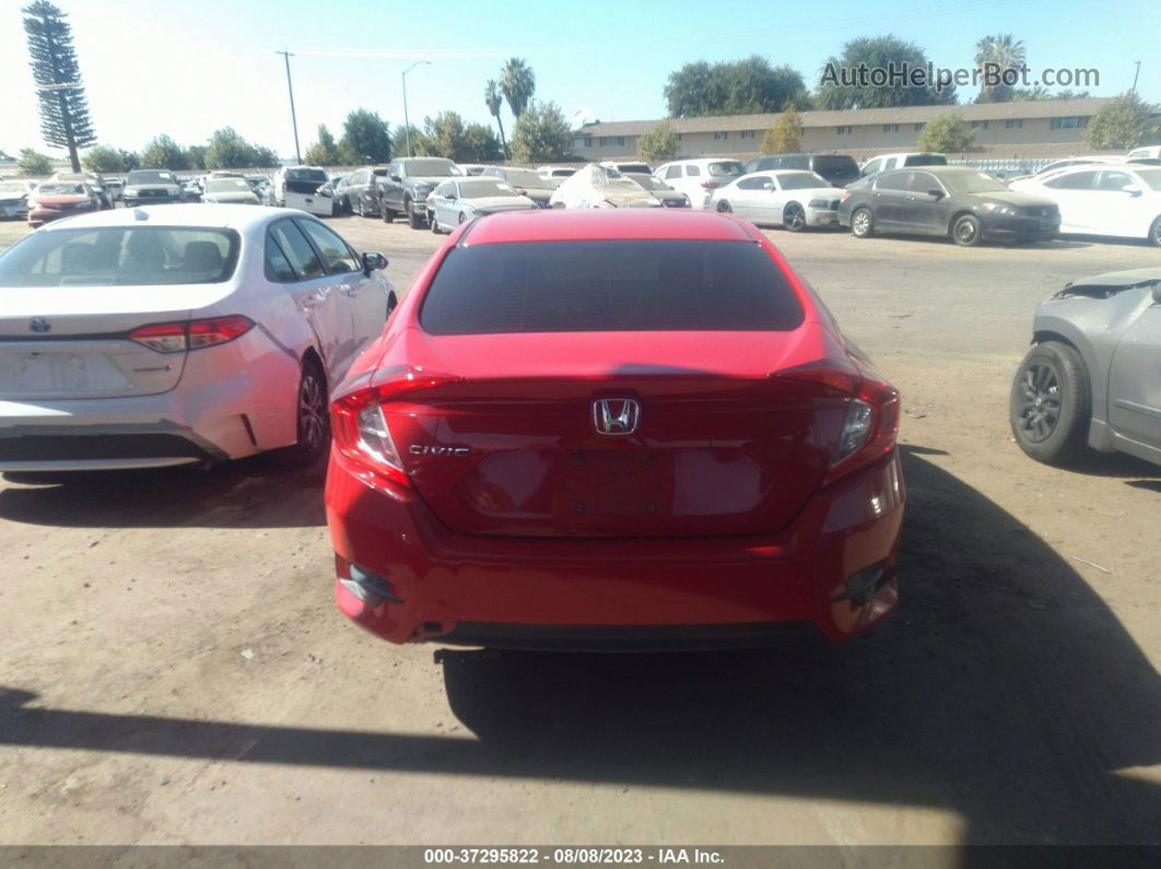 2016 Honda Civic Sedan Lx Red vin: 2HGFC2F55GH538894