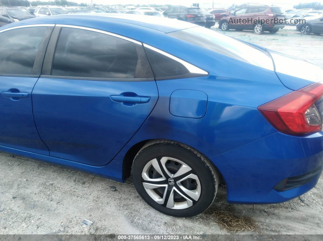 2017 Honda Civic Lx Blue vin: 2HGFC2F55HH500051