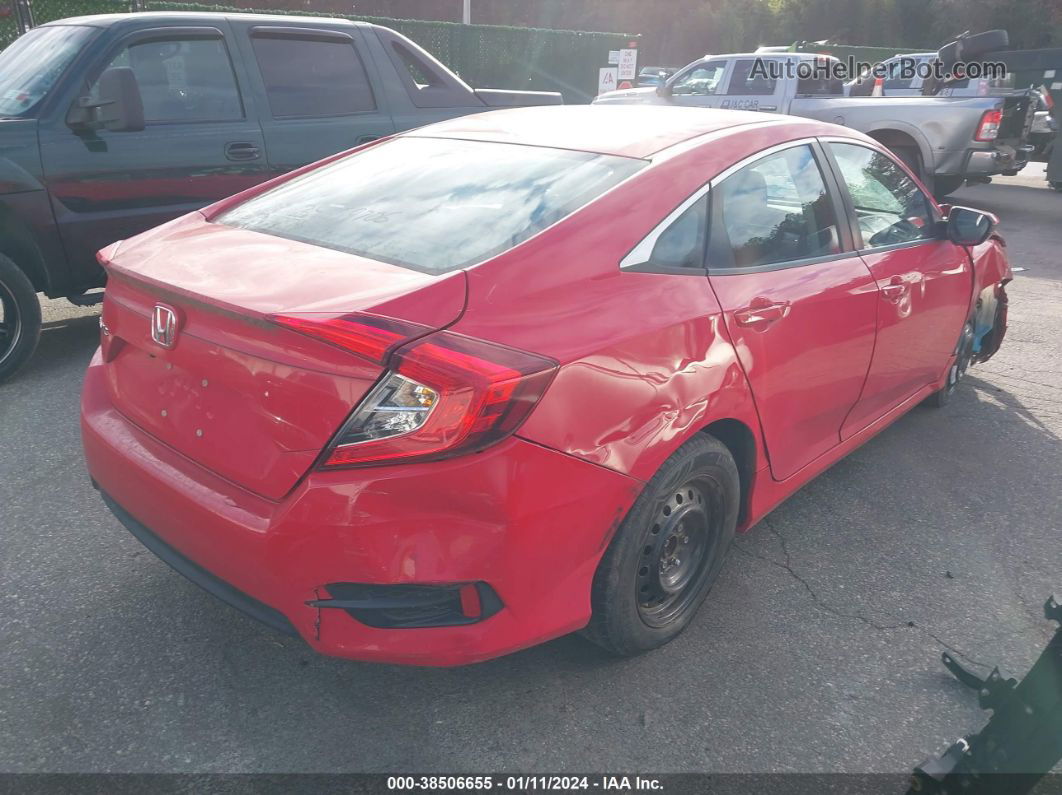 2017 Honda Civic Lx Red vin: 2HGFC2F55HH551176